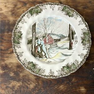 Vintage Johnson Brothers Friendly Village Plate